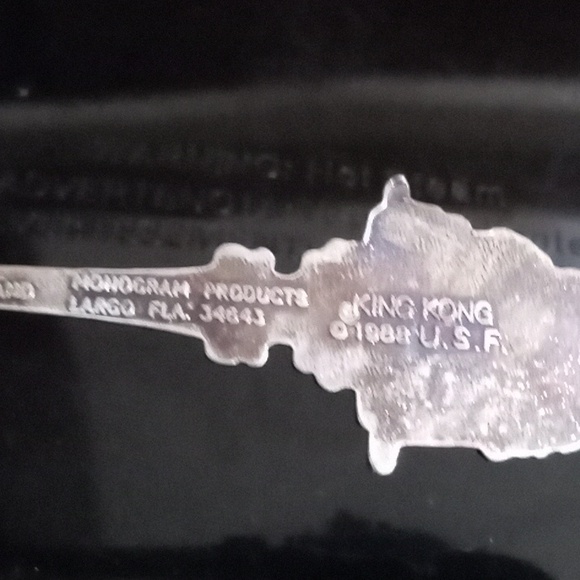 KING KONG COLLECTIBLE SILVER SPOON- (Vintage 1988)- metal not tested - Picture 4 of 5